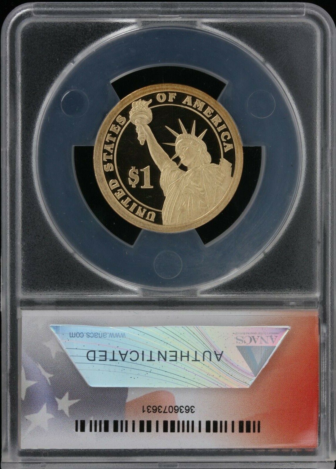 2010 Proof Presidential Dollar Set - ANACS - PF70 DCAM