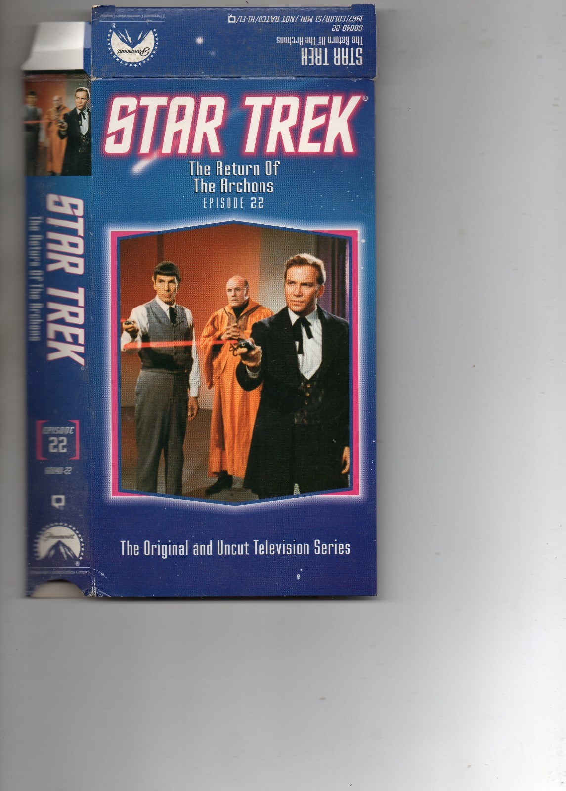 star trek vhs tape blue box volume 22 the return of the