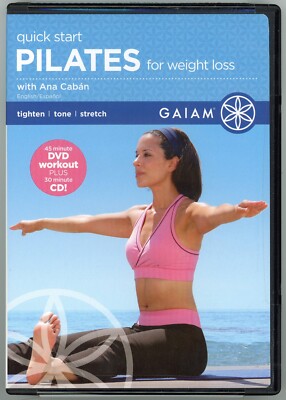 Quick Start Pilates for Weight Loss (DVD, 2005, 2-Disc Set, DVD+CD)
