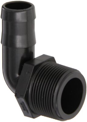 Banjo HB125/100-90 Polypropylene Hose Fitting, 90 Degree Elbow, 1-1/4'' NPT Male