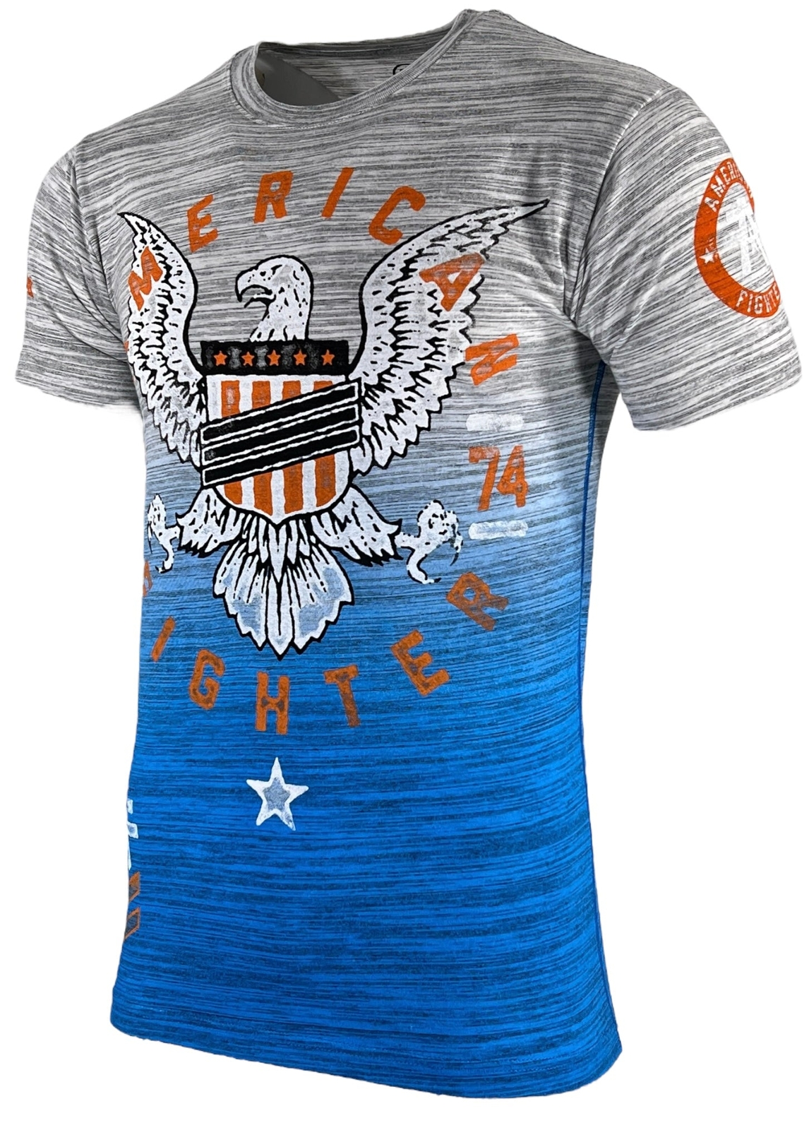 American Fighter Men's T-shirt VANDERPAINT Crew neck Athletic Eagle MMA
