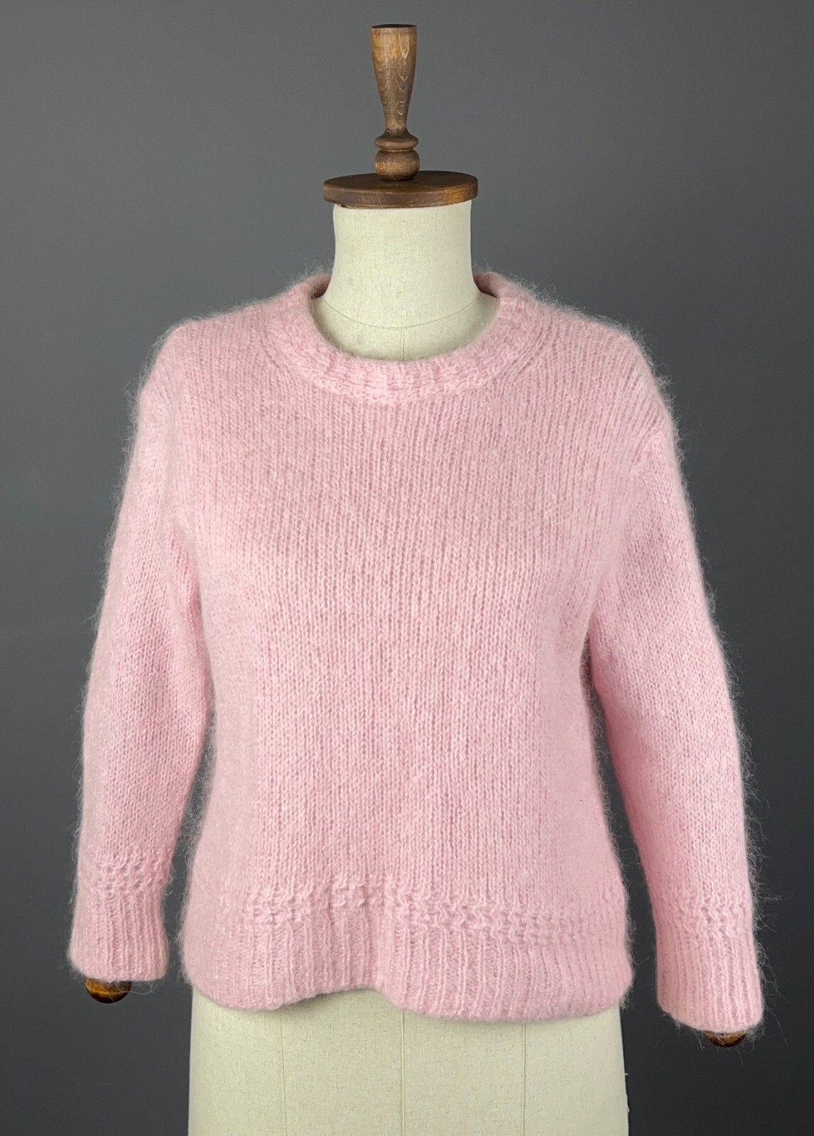 LA MAILLE SEZANE Super Kid Mohair Baby Alpaca Pink Knit