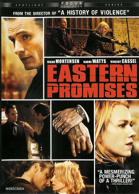 Eastern Promises - Viggo Mortensen Naomi Watts Vincent Cassel - DVD WS