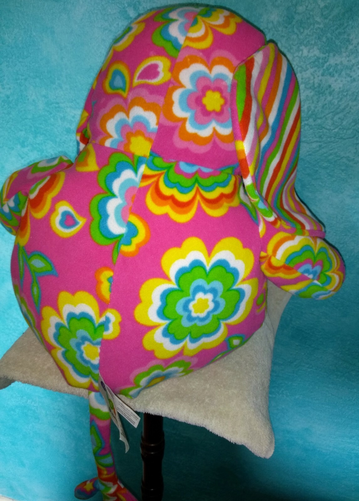 ELEPHANT Melissa & Doug Beeposh Plush Stuffed Animal Pink Sally Flowered