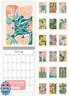 2026 Wall Calendar Art Floral, Aesthetic 18 Months Wall Calendar from January 2026 - June 2027, Unique Modern Hanging Monthly Calendar for Home Office Decor, 8.2