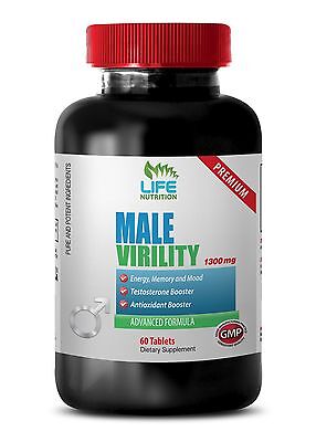 Male Enlargement Tablets - Male Virility 1300mg - Tribulus Terrestris 1B