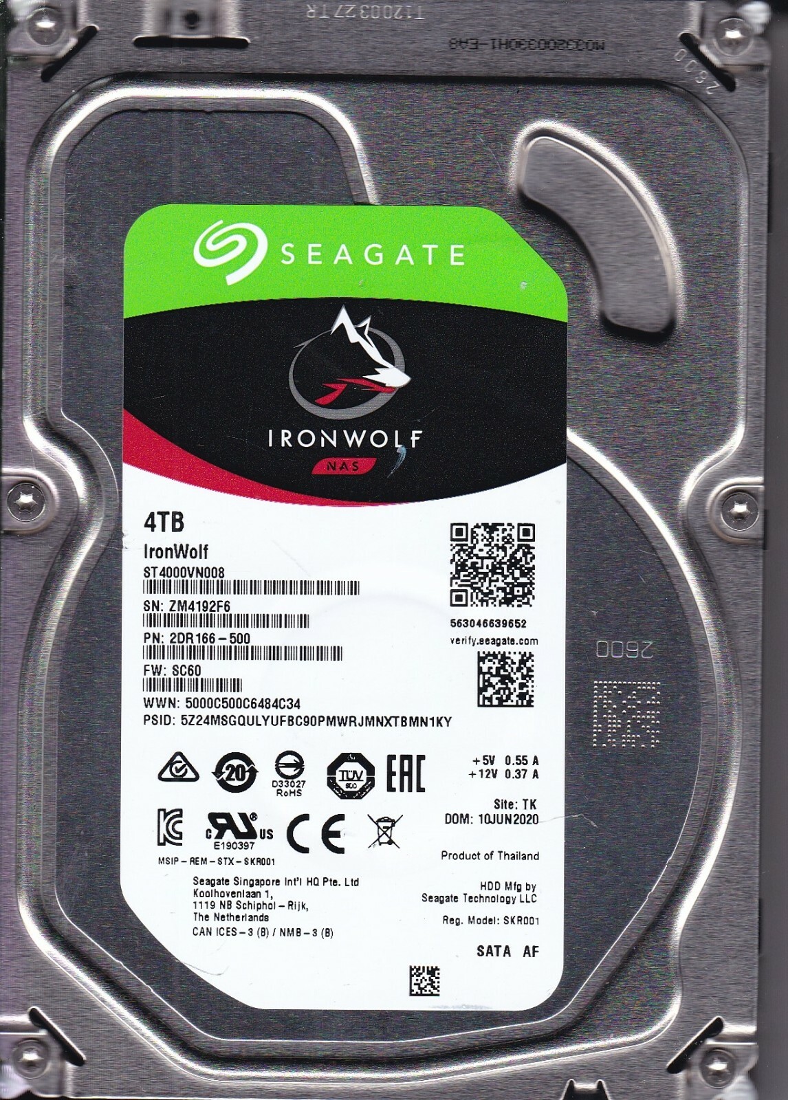 ST4000VN008 | ST4000VN008 | Seagate IronWolf NAS向け SATA3 6Gbps(SATA6G) ハードディスク 4TB | CFD販売株式会社 CFD Sales INC. - 外付けハードディスク・ドライブ ST4000VN008 | ST4000VN008 | Seagate IronWolf NAS向け SATA3 6Gbps(SATA6G) ハードディスク 4TB | CFD販売株式会社 CFD Sales INC. - 外付けハードディスク・ドライブ