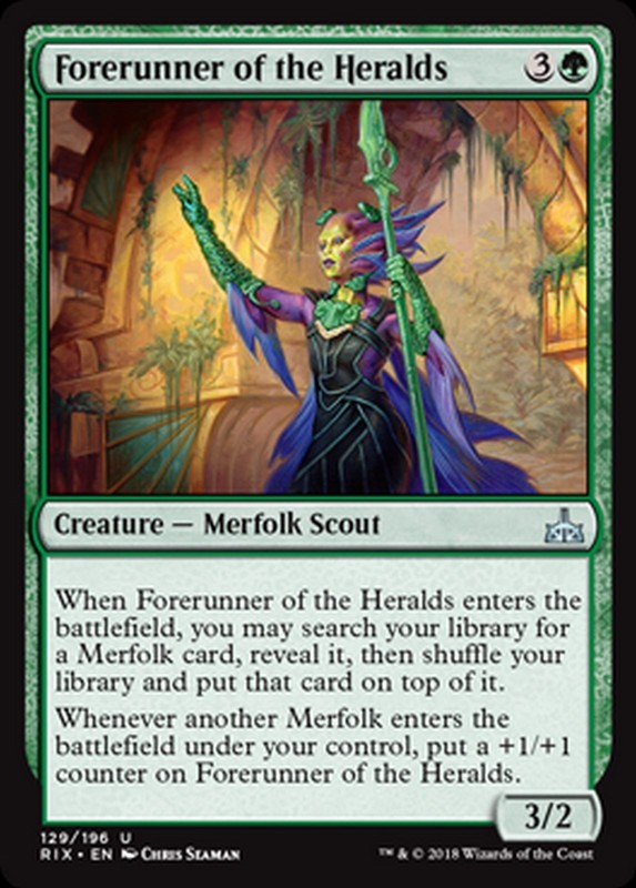 Mrm English 4x Forerunner Of The Heralds - Prï¿½Curseuse De Hï¿½Rauts Mtg Magic Rix