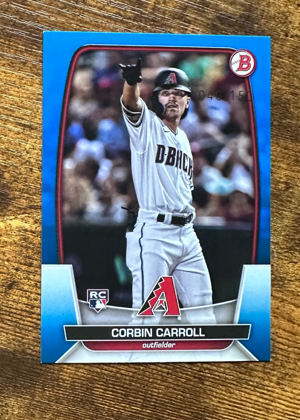 2023 Bowman Blue #73 Corbin Carroll /150 RC rookie #X7229 | eBay