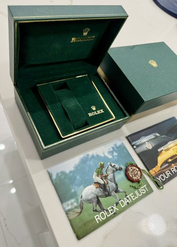100% Genuine Rolex Datejust 16013 16014 16253 Box Booklets FULL SET 80s Vintage