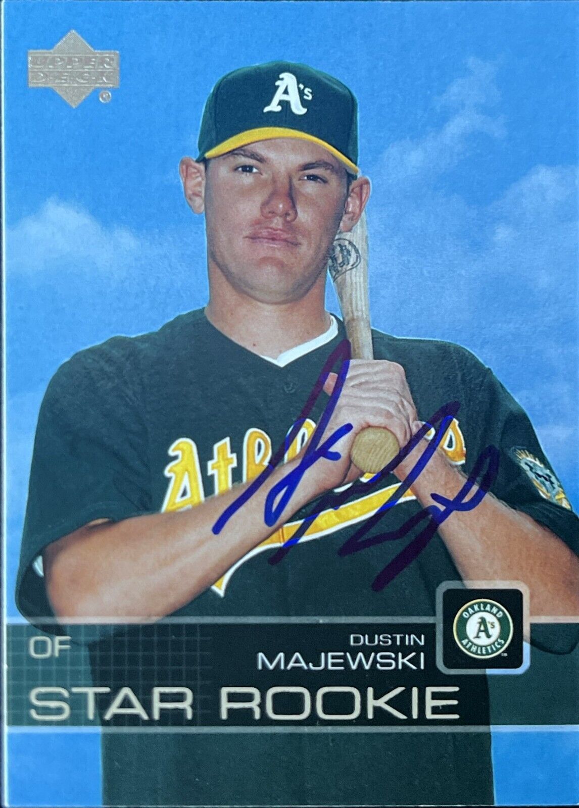2003 Upper Deck #28 Dustin Majewski Rookie Oakland Athletics