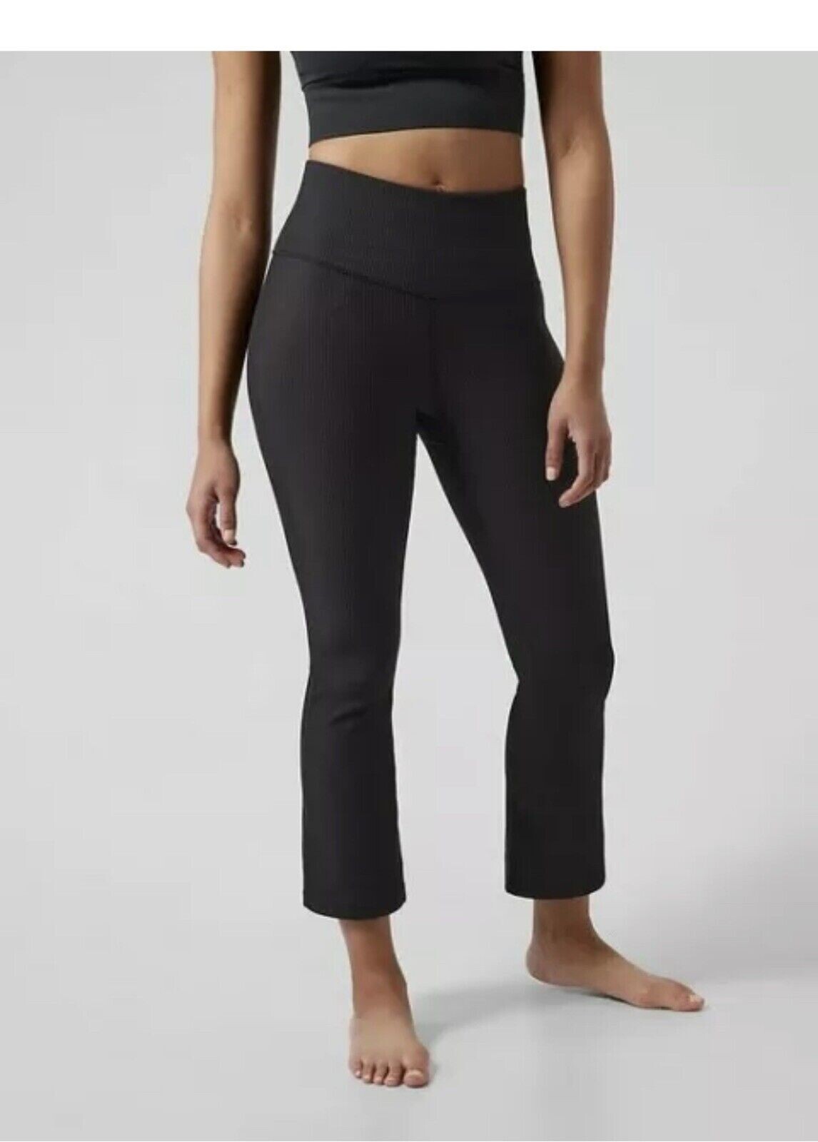 ウェア ATHLETA - ATHLETA Athleta Black Long Sleeve Sunrise V-neck Sweatshirt