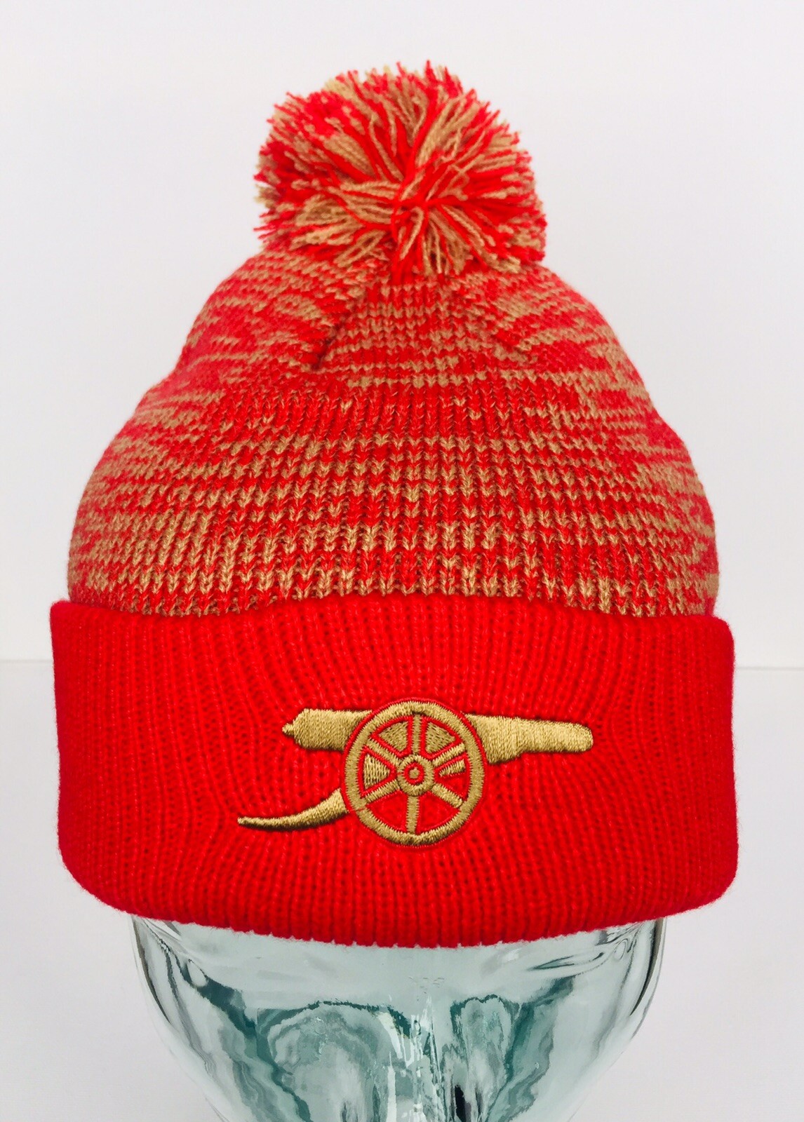 New Arsenal Fc Red With Gold Cannon 