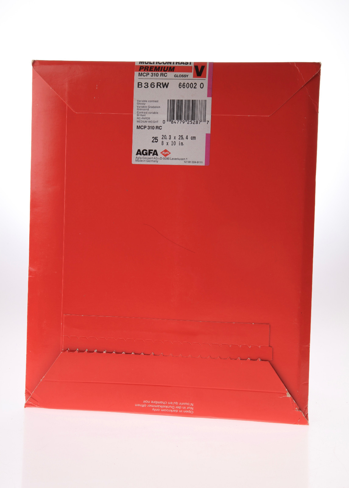 Agfa Multi Contrast Premium Glossy 8x10 MCP 310 RC Photogtaphic Paper