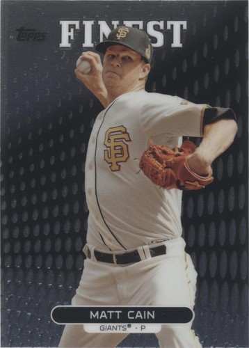 2013 Topps Finest - Matt Cain #88