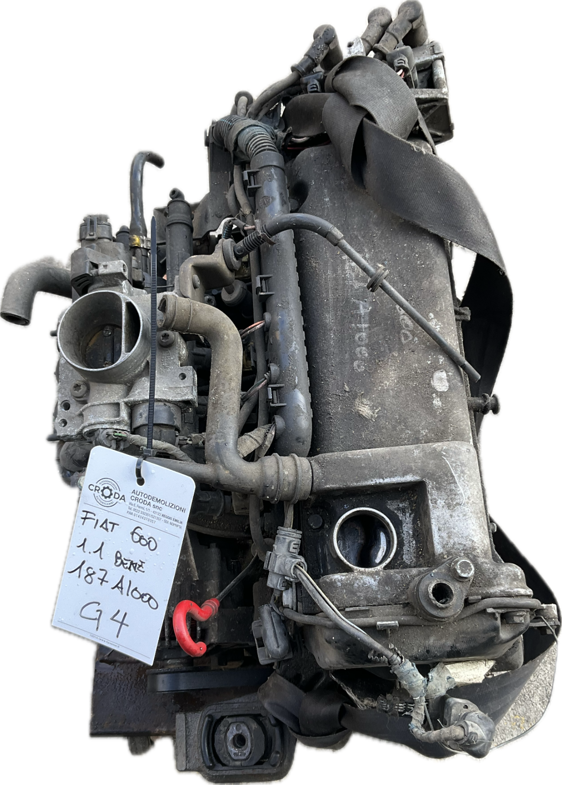 Motore modelli fiat 1.1 benzina tappo incastro codice motore 187A1000 140.000km