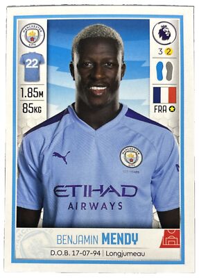 Panini Premier League 2020 - # 355 - BENJAMIN MENDY - Manchester City 