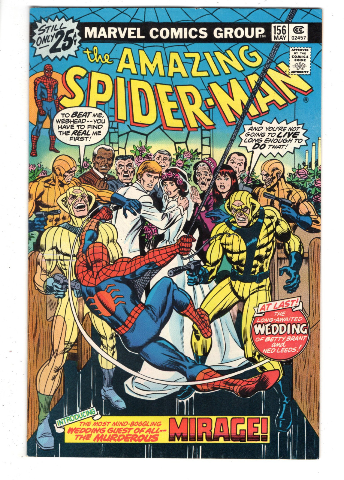 AMAZING SPIDER-MAN #156 (1976) - GRADE 9.0 - 1ST APPEARANCE