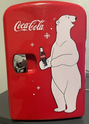 Coca Cola Mini Fridge Koolatron KWC-4 Hot Cold Polar Bear Tested
