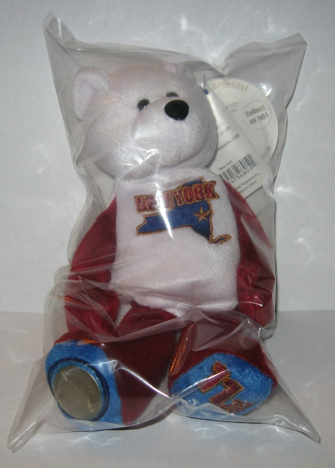 NEW YORK #11TH COIN BEAR SEALED IN  PLASTIC