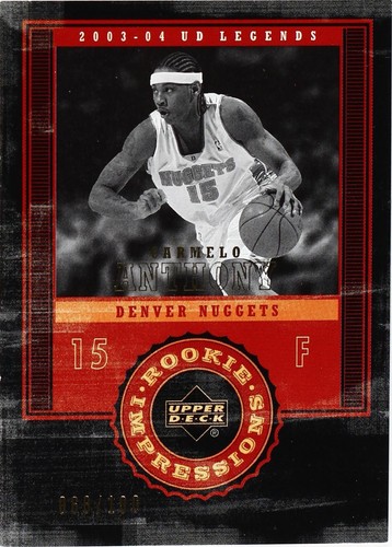 2003-04 Upper Deck UD Legends - Carmelo Anthony #133