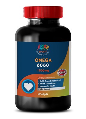 Prevent Dry Eyes - OMEGA 8060 3000mg - Omega 3 Norway Pills 1B