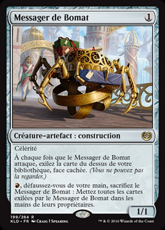 Mrm English Messager De Bomat - Bomat Courier Mtg Magic Kld