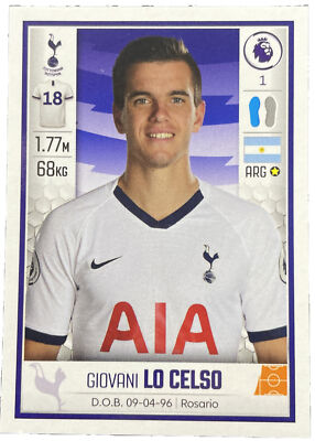 Panini Premier League 2020 - # 536 - GIOVANI LO CELSO - Tottenham Hotspur 
