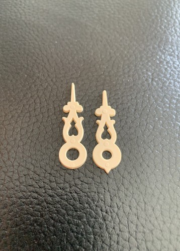 Cuckoo Clock Parts- Hands - 1-3/8 Center Hole Minute Hand. ( A-4 ) Bone Color.