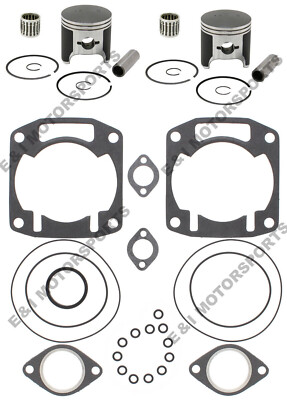 1994 1995 Arctic Cat EXT 580 SPI Pistons Gasket Kit Bearings Top End Rebuild Std