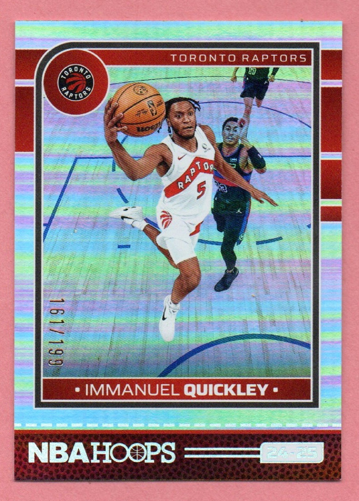 Immanuel Quickley Prizm RC Auto ルーキー NBA Immanuel Quickley 2020-21 Panini Mosaic Rookie Asia Red Wave