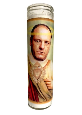 Tony Soprano Parody Devotional Prayer Saint Candle