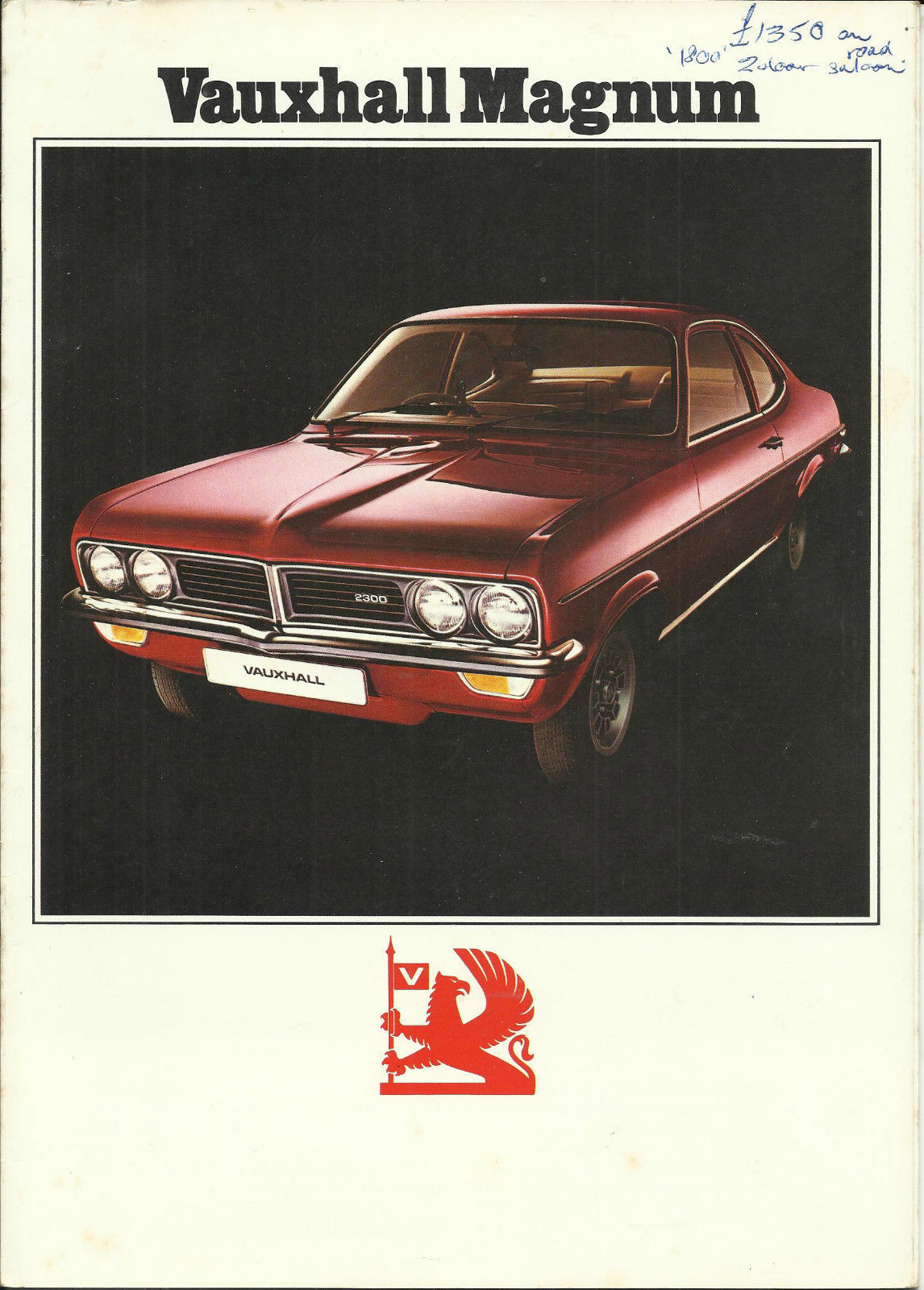 Vauxhall Car Brochure