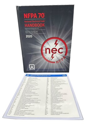 NFPA 70 National Electrical Code Handbook 2020 Edition Hardcover NEC