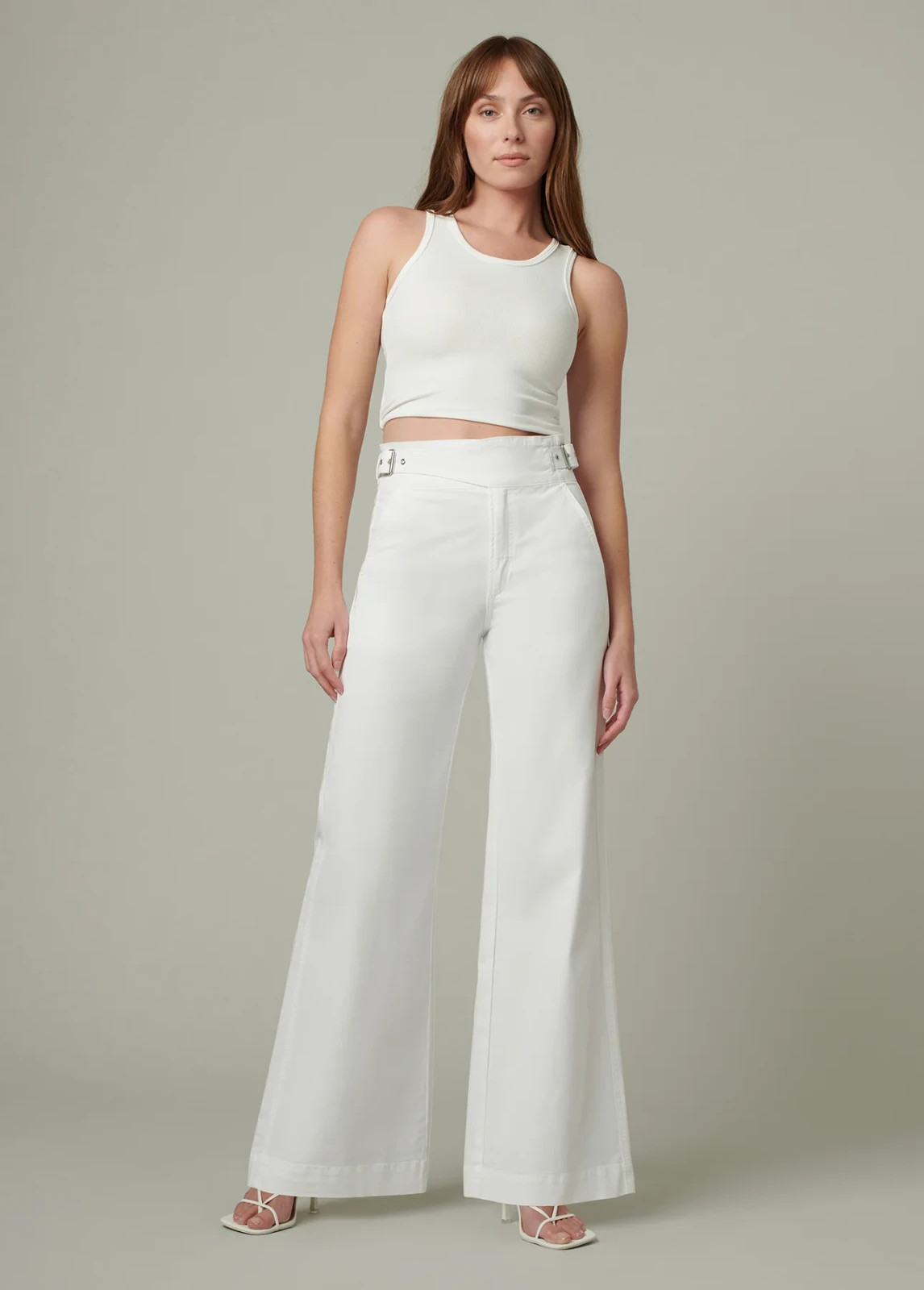 NEW Joe's Wide Leg Jeans Hi Rise Double Buckle Sailor Pants