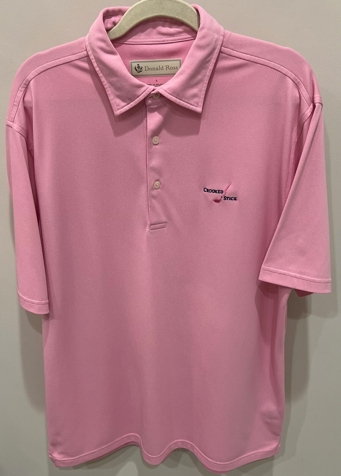 Crooked Stick Golf Club - Donald Ross Golf Shirt - Men's Size Large