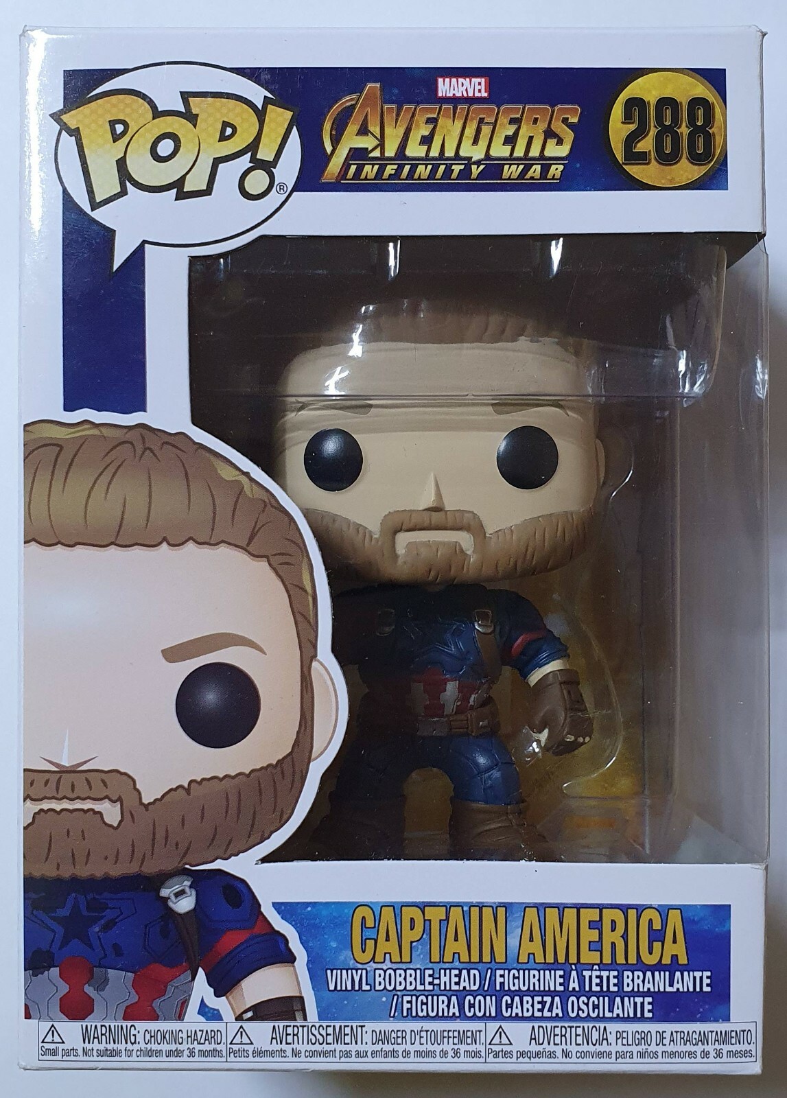 Funko POP! Captain America #288 Marvel Avengers Infinity War