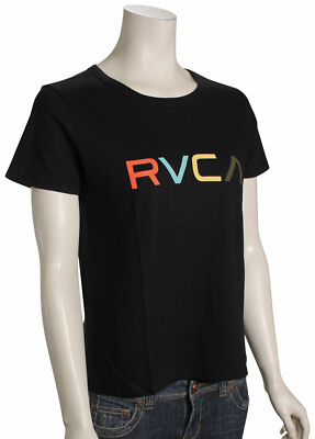 

Женская футболка RVCA Big RVCA — черная — новинка, Черный