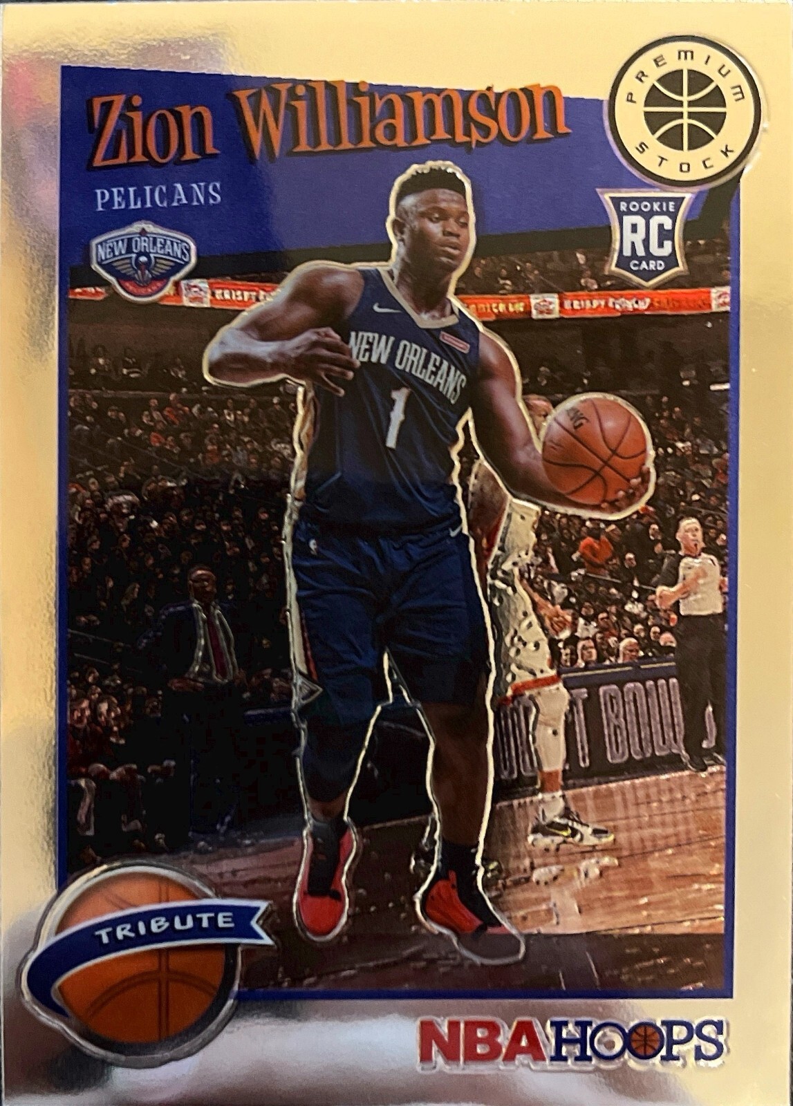 Zion Williamson NBA Hoops Premium Stock 19-20 #296 Rookie