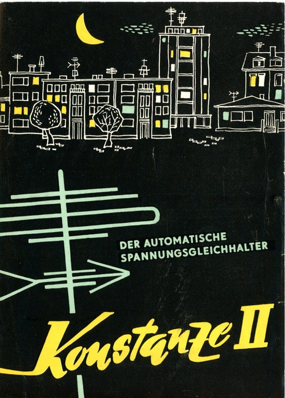 Shr Prospekt Anleitung Konstanze Ii Automatische Spannungsgleichhalter Tv Radio