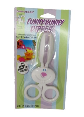 White Easter Unlimited Funny Bunny Coloring Egg Dipper Scissors Kitchen Utensil