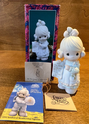 Precious Moments THE GREATEST OF THESE IS LOVE Dear Santa Christmas #527688 1992