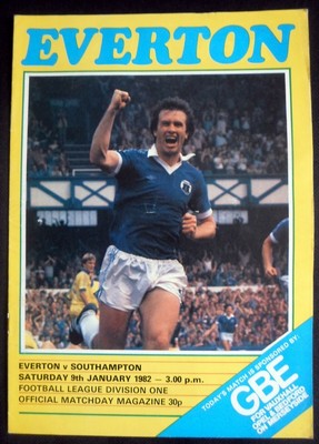Everton v Southampton      9-1-1982