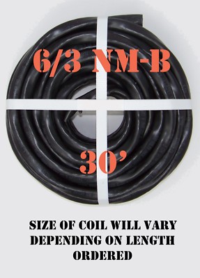 6/3 NM-B x 30' Southwire ''Romex '' Electrical Cable