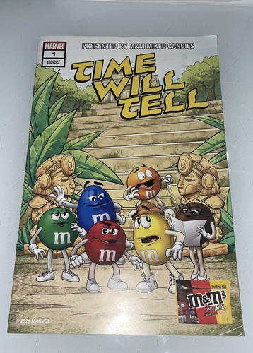 M&M Comic Book Marvel #1 RARE Variant Edition TIME WILL TELL 2021
