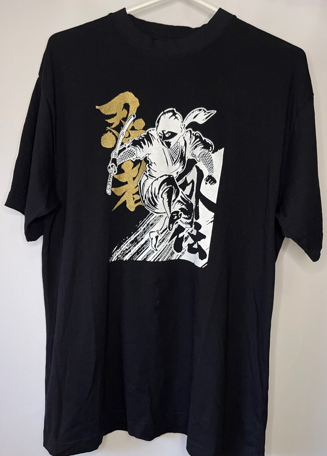 JAPAN SHINE, 100% COTTON, BLACK 2L T SHIRT, NWOT JAPAN SHINE, 100% COTTON, BLACK 2L T SHIRT, NWOT