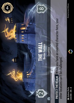 The Wall, Border Fortress - ENCHANTED - Ursula's Return - Lorcana TCG