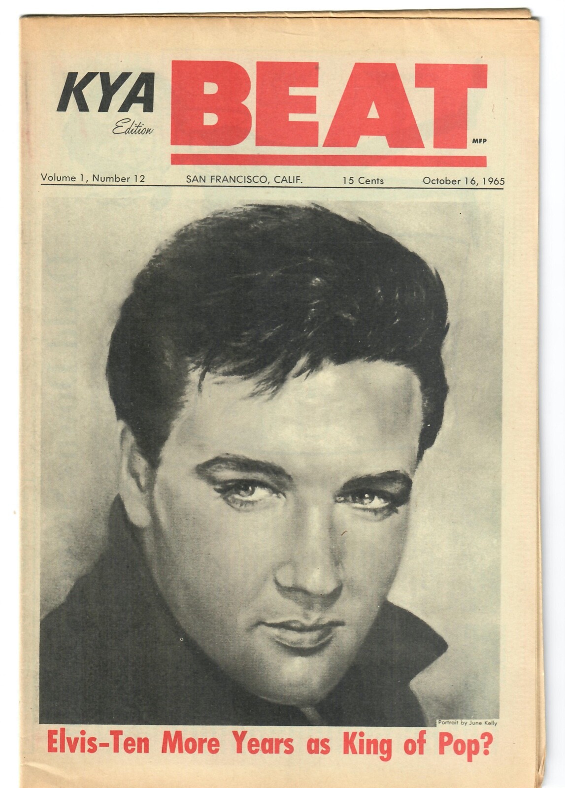 KYA BEAT 1965 Teen Magazine 1-12 Elvis Presley Pete Best
