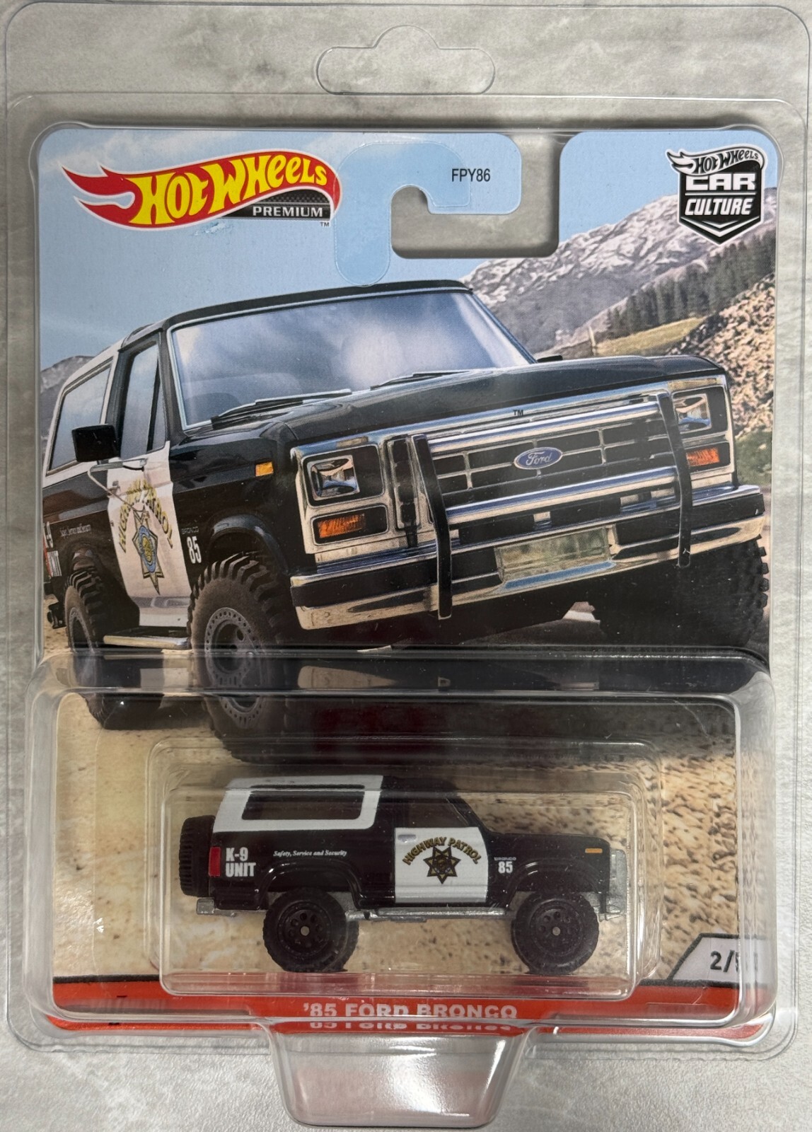 2020 Hot Wheels Premium Car Culture Wild Terrain '85 Ford Bronco