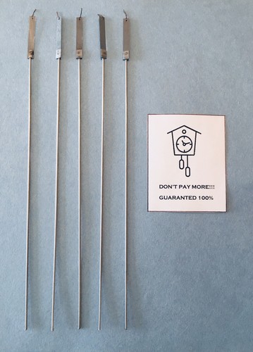 Antique American Clock Pendulum Suspension Spring- 10”-5 Pieces (N.H)